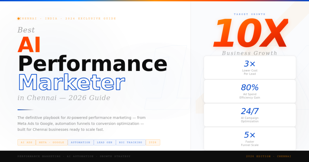 Best AI Performance Marketer in Chennai 2026